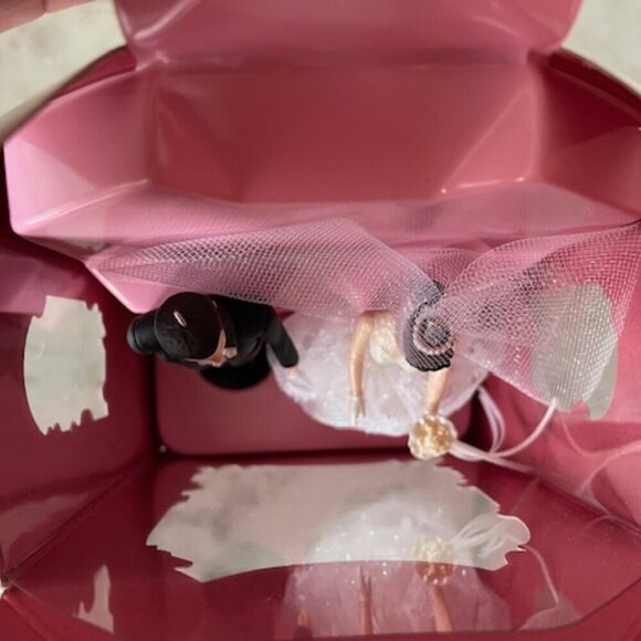 HALLMARK Barbie Ken Wedding Day 1997 Ornaments IOB - Picture 7 of 12